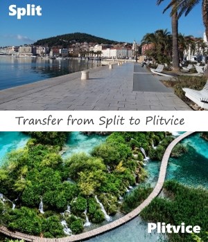Split to Plitvice Lakes
